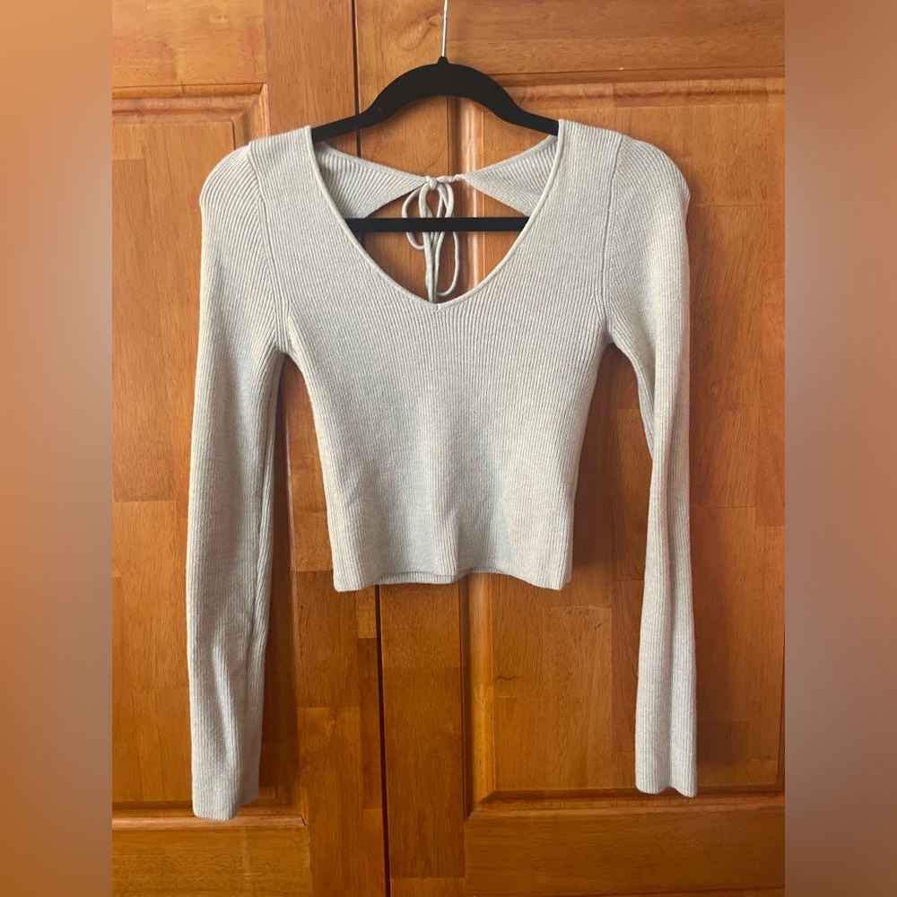 Cream sweater